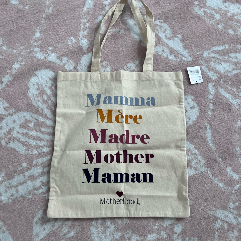 Motherhood Maternity Mama Cotton Tote bag